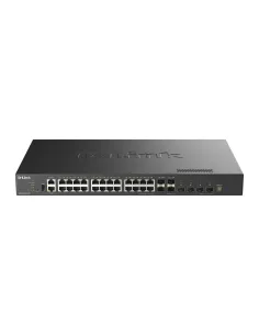 D-Link DXS-3410-32XY switch Gestionado L3 Fast Ethernet (10 100) Negro