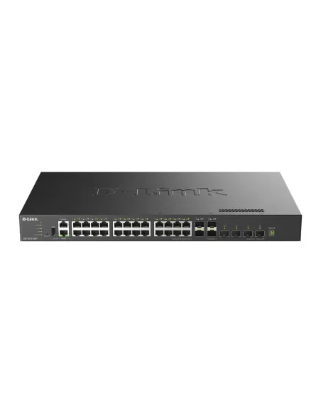 D-Link DXS-3410-32XY switch Gestionado L3 Fast Ethernet (10 100) Negro