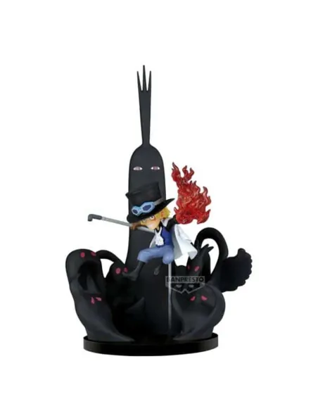 Figura banpresto one piece world collectable figure special sabo vs five elders & imu 14cm