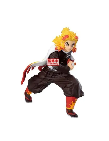 Figura banpresto demon slayer kimetsu no yaiba maximatic kyojuro rengoku 16cm