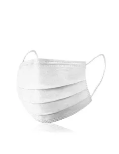 CAJA 10 MASCARILLAS INFANTIL TRIPLE CAPA COLOR BLANCO TALLA ÚNICA ED0026C01
