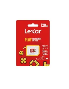 LEXAR 128GB PLAY MICROSDXC™ UHS-I CARDS, UP TO 205MB/S READ, 140MB/S WRITE, C10 A2 V30 U3