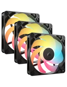 Corsair RS120-R ARGB Carcasa del ordenador Ventilador 12 cm Negro 3 pieza(s)