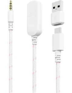 HyperX Cloud III - Auriculares gaming (blancos rosas)