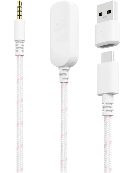 HyperX Cloud III - Auriculares gaming (blancos rosas)