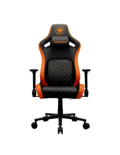 COUGAR Gaming CGR-DFL Silla para videojuegos de PC Asiento acolchado tapizado Negro, Naranja