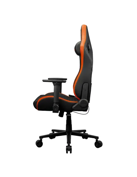 COUGAR Gaming CGR-DFL Silla para videojuegos de PC Asiento acolchado tapizado Negro, Naranja