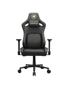 COUGAR Gaming CGR-DFL-GLB Silla para videojuegos de PC Asiento acolchado tapizado Negro, Oro