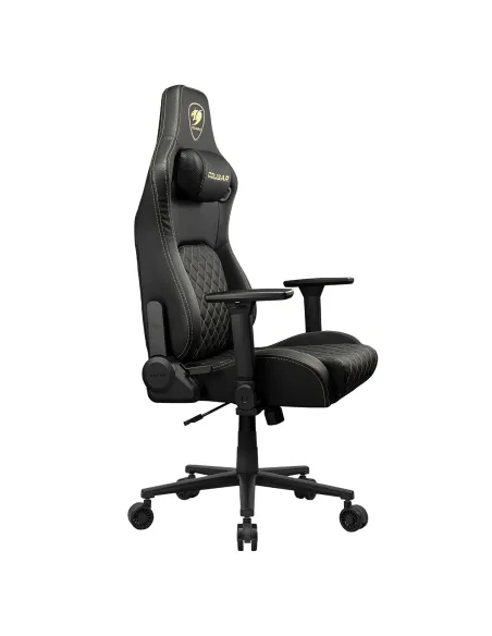 COUGAR Gaming CGR-DFL-GLB Silla para videojuegos de PC Asiento acolchado tapizado Negro, Oro