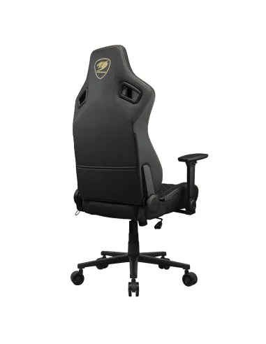 COUGAR Gaming CGR-DFL-GLB Silla para videojuegos de PC Asiento acolchado tapizado Negro, Oro