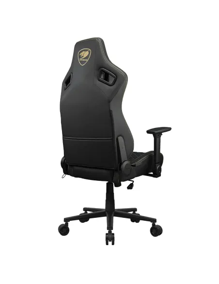 COUGAR Gaming CGR-DFL-GLB Silla para videojuegos de PC Asiento acolchado tapizado Negro, Oro