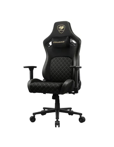 COUGAR Gaming CGR-DFF-GLB Silla para videojuegos de PC Asiento acolchado tapizado Negro, Oro