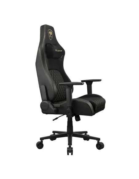 COUGAR Gaming CGR-DFF-GLB Silla para videojuegos de PC Asiento acolchado tapizado Negro, Oro