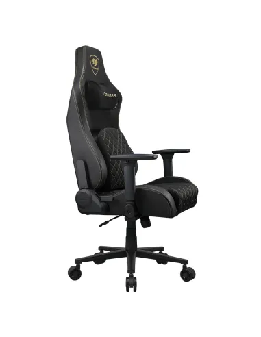 COUGAR Gaming CGR-DFF-GLB Silla para videojuegos de PC Asiento acolchado tapizado Negro, Oro