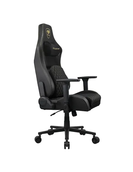 COUGAR Gaming CGR-DFF-GLB Silla para videojuegos de PC Asiento acolchado tapizado Negro, Oro