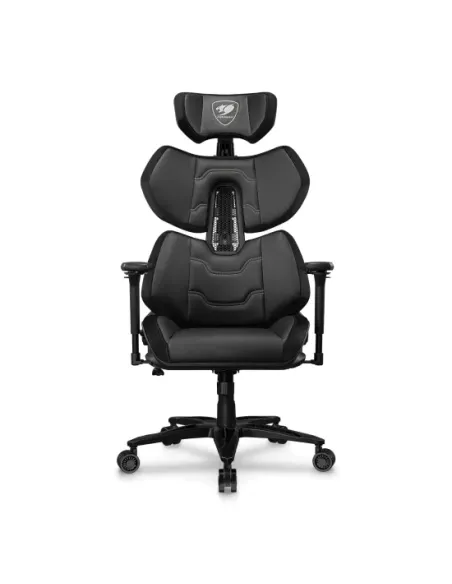 COUGAR Gaming Terminator Elite Silla para videojuegos de PC Asiento acolchado Negro, Plata