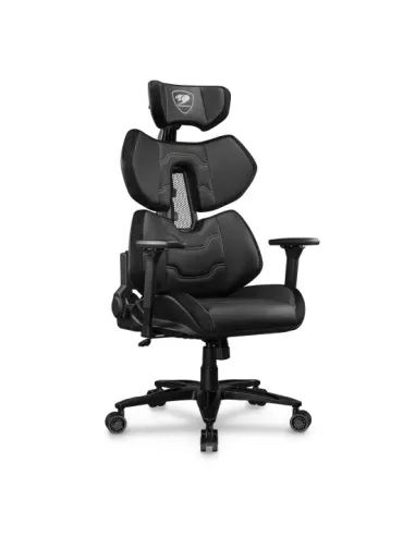 COUGAR Gaming Terminator Elite Silla para videojuegos de PC Asiento acolchado Negro, Plata