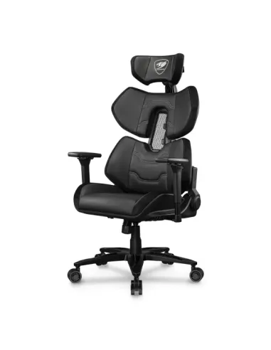 COUGAR Gaming Terminator Elite Silla para videojuegos de PC Asiento acolchado Negro, Plata