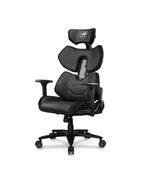 COUGAR Gaming Terminator Elite Silla para videojuegos de PC Asiento acolchado Negro, Plata