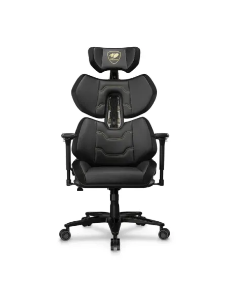 COUGAR Gaming Terminator Elite Gold Silla para videojuegos de PC Asiento acolchado Negro, Oro