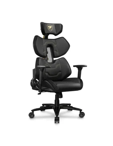 COUGAR Gaming Terminator Elite Gold Silla para videojuegos de PC Asiento acolchado Negro, Oro