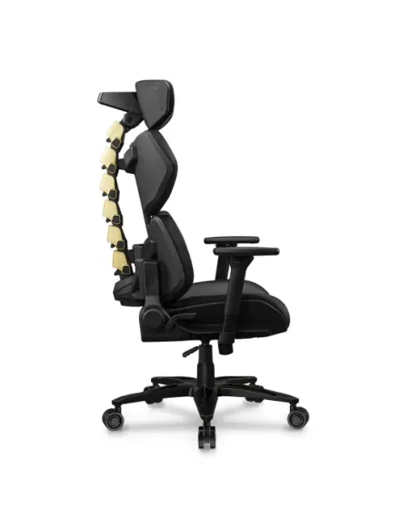 COUGAR Gaming Terminator Elite Gold Silla para videojuegos de PC Asiento acolchado Negro, Oro