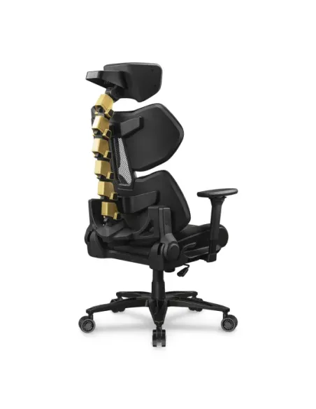 COUGAR Gaming Terminator Elite Gold Silla para videojuegos de PC Asiento acolchado Negro, Oro