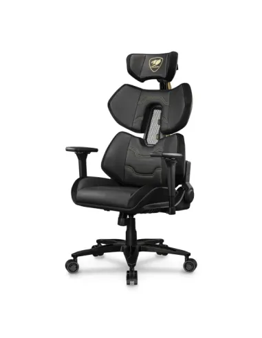 COUGAR Gaming Terminator Elite Gold Silla para videojuegos de PC Asiento acolchado Negro, Oro