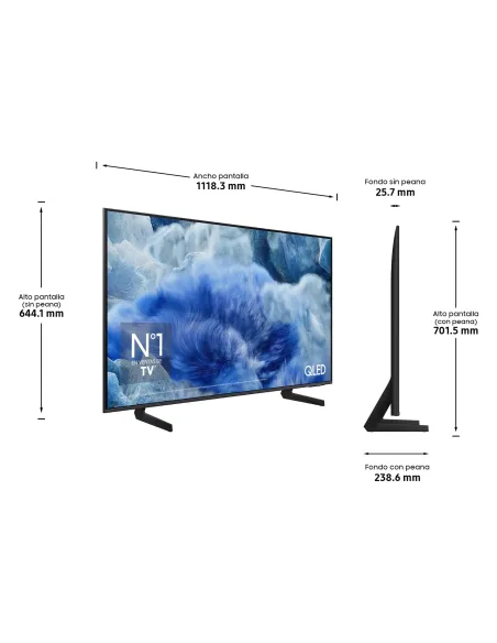 Samsung TV 50" QLED Q8F 4K Vision AI Smart TV 2025