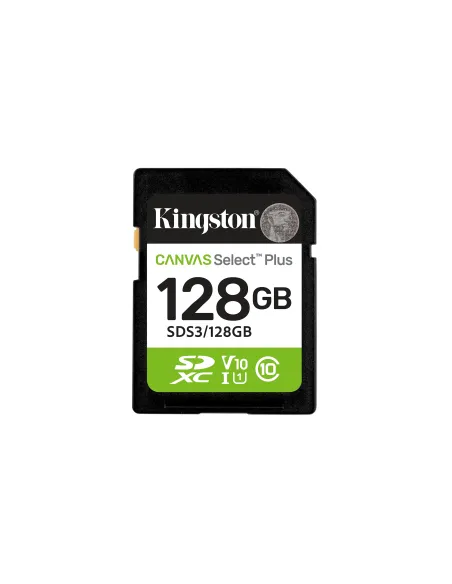 Kingston Technology 128 GB SDXC Canvas Select Plus Gen3 150 MB s C10 UHS-I U1 V10