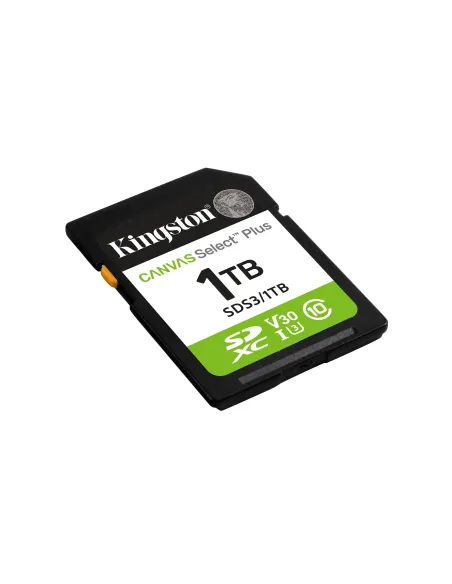 Kingston Technology 1 TB SDXC Canvas Select Plus Gen3 150 MB s C10 UHS-I U3 V30