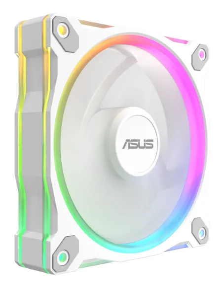 ASUS Prime MR120 Fan ARGB Reverse White Carcasa del ordenador Ventilador 12 cm Blanco