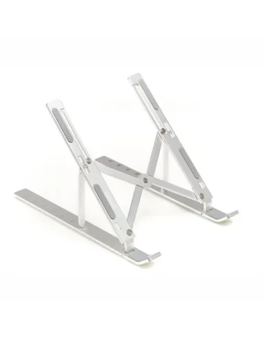 iggual Soporte portátil plegable aluminio plata 17