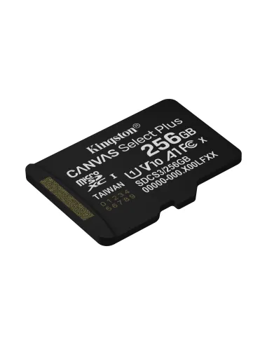 Kingston Technology 256GB microSDXC Canvas Select Plus Gen3 150MB s A1 (Incluye adaptador de SD)