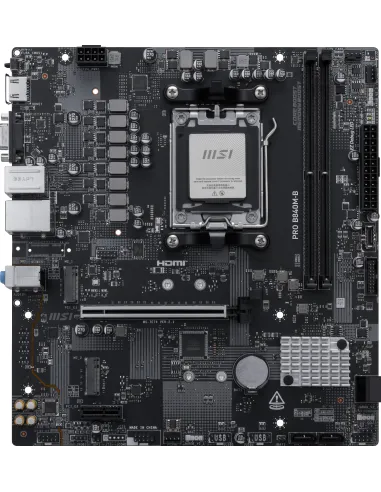 MSI PRO B840M-B placa base AMD B840 Zócalo AM5 micro ATX