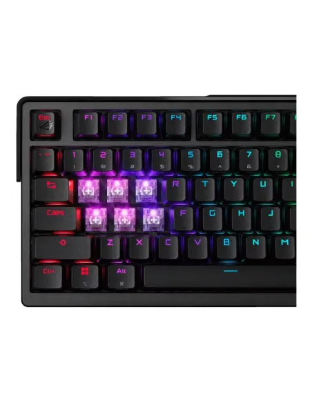 ASUS ROG Azoth Extreme teclado Juego USB + RF Wireless + Bluetooth QWERTY Inglés Negro ASUS ROG Azoth Extreme teclado Juego USB + RF Wireless + Bluetooth QWERTY Inglés Negro