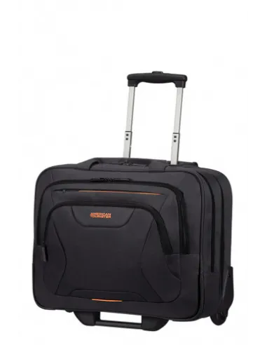 MALETÍN CON RUEDAS PARA PORTÁTIL DE 15,6" COMPARTIMENTO PARA ROPA 230X440X380 MM NEGRO AMERICAN TOURISTER SA33G006 NE