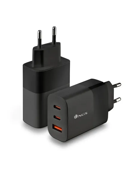 NGS BUD 65W Universal Negro Corriente alterna Carga rápida Interior