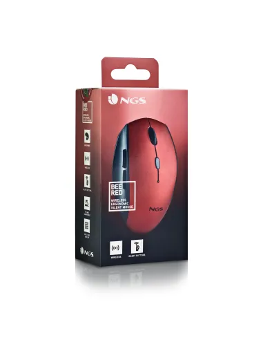 NGS BEE ratón Oficina mano derecha RF inalámbrico Óptico 1600 DPI