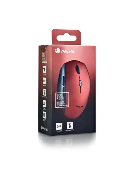 NGS BEE ratón Oficina mano derecha RF inalámbrico Óptico 1600 DPI