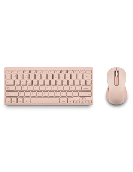 NGS FANTASY (QUERTY, ES) teclado Ratón incluido Universal RF Wireless + Bluetooth QWERTY Español Rosa