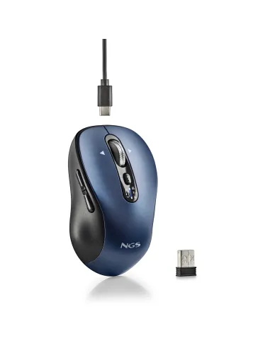 NGS INFINITY RB ratón Oficina Ambidextro RF Wireless + Bluetooth Óptico 3200 DPI