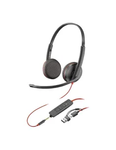 Auriculares poly blackwire 3225 negro