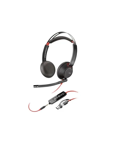 Auriculares poly blackwire 5220 negro