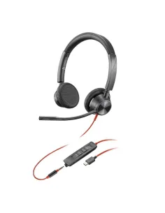 Auriculares poly blackwire 3325 negro