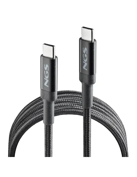 NGS KNOT 100W-2 cable USB USB 2.0 2 m USB C Negro