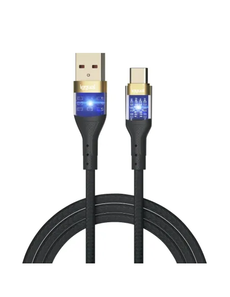 iggual IGG319994 cable USB USB 2.0 1 m USB A USB C Negro