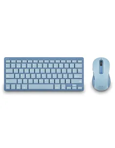 NGS FANTASY (QUERTY, ES) teclado Ratón incluido Universal RF Wireless + Bluetooth QWERTY Español Azul