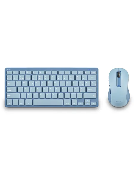 NGS FANTASY (QUERTY, ES) teclado Ratón incluido Universal RF Wireless + Bluetooth QWERTY Español Azul