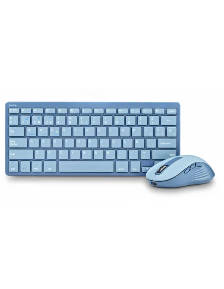 NGS FANTASY (QUERTY, ES) teclado Ratón incluido Universal RF Wireless + Bluetooth QWERTY Español Azul
